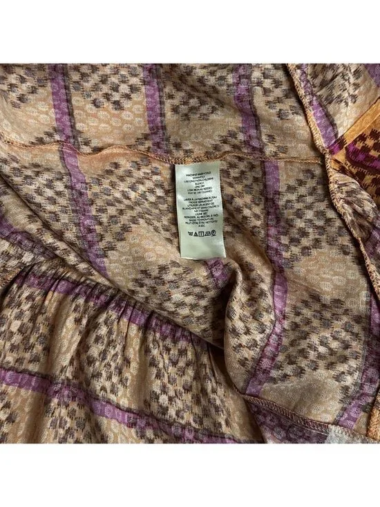 FREE PEOPLE Ibiza Getaway Patchwork Sunset Maxi Duster Kimono XS NWT Festival - Picture 13 of 13